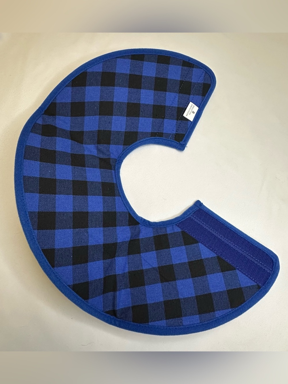 Alfie Pet Candace Recovery Cone Collar Blue Flannel Size Small - Picture 7 of 11